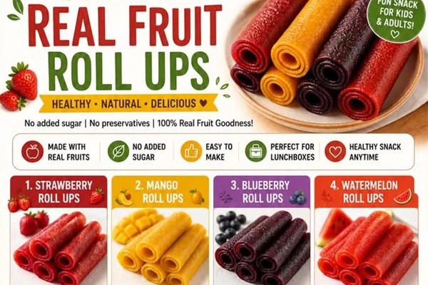 Fruit roll-ups manufacturing guide: Complete production process, ingredients, machinery & packaging