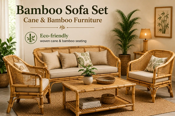 Bamboo Sofa Set