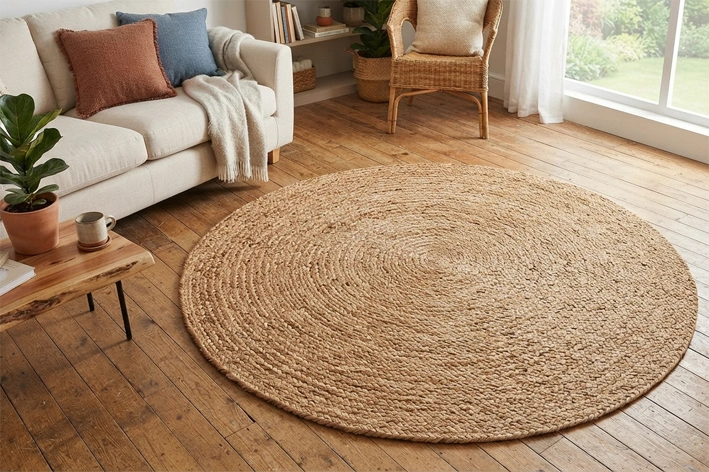 Braided Jute Carpet