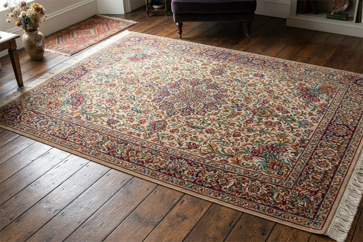Floral Silk Carpet