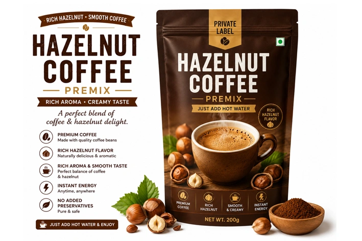Hazelnut Coffee Premix