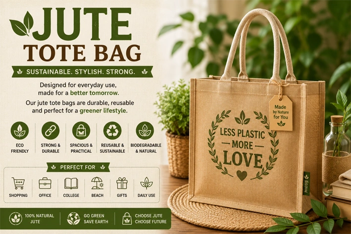 Jute Tote Bag