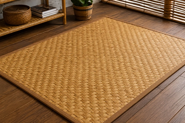 Woven Bamboo Rug