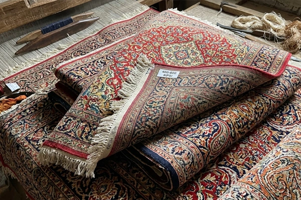 Kashmiri Silk Carpet