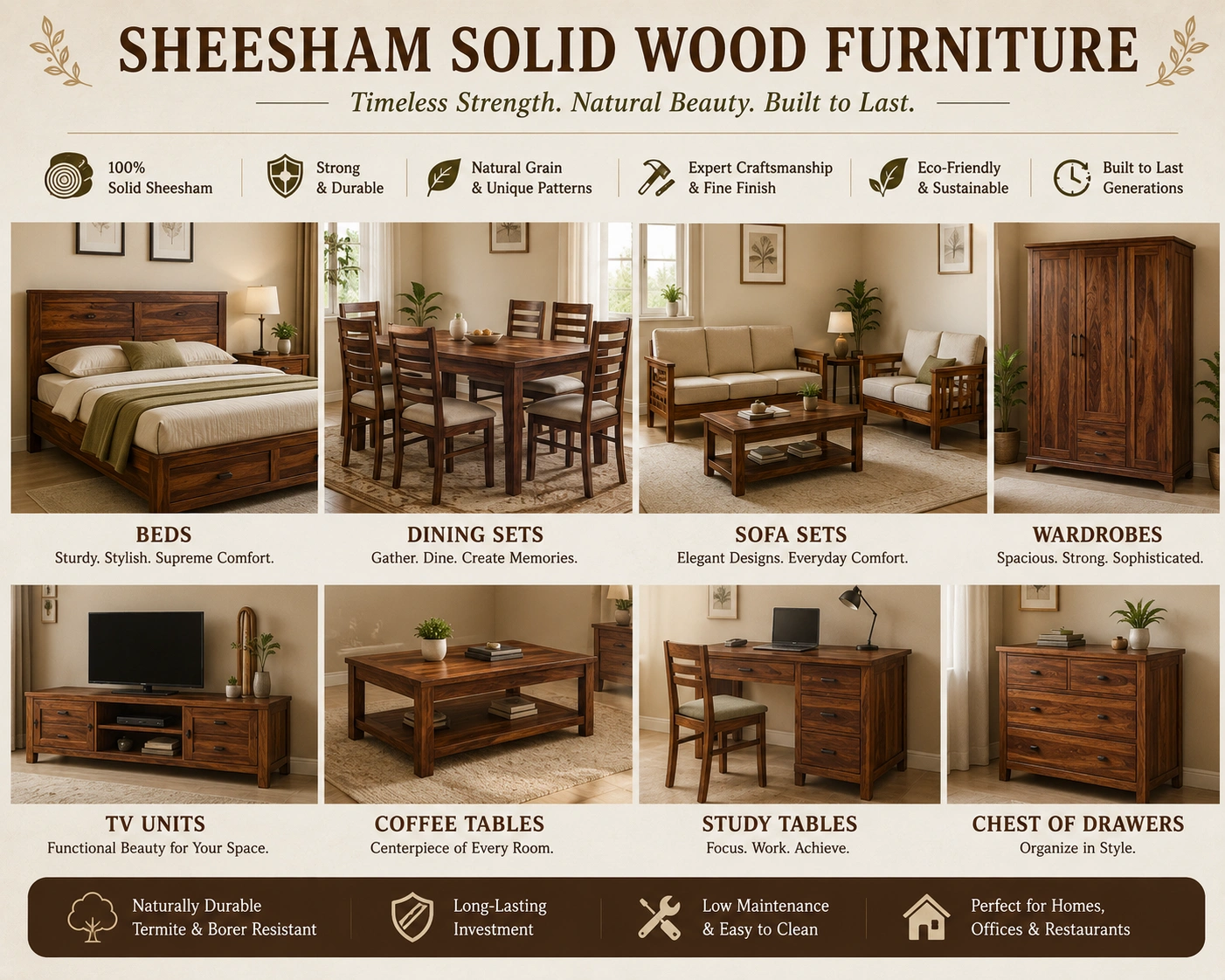 Sheesham Solid Wood Furniture