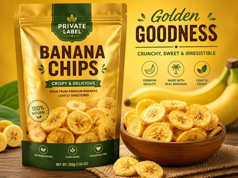 Baked Banana Chips