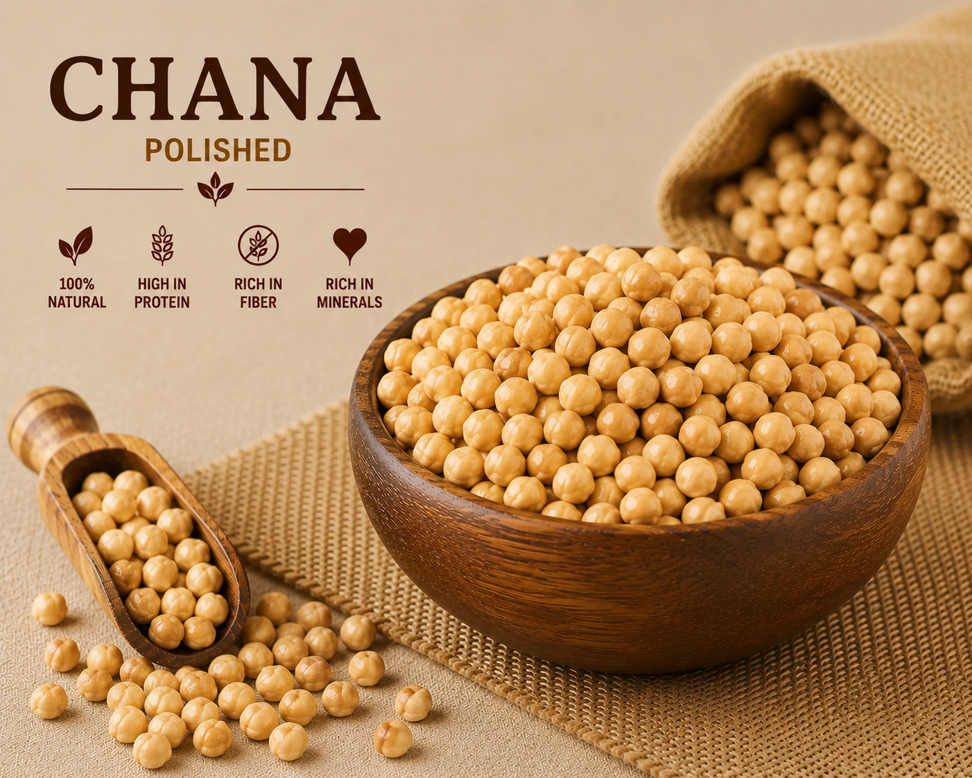 Chana Dal Polished