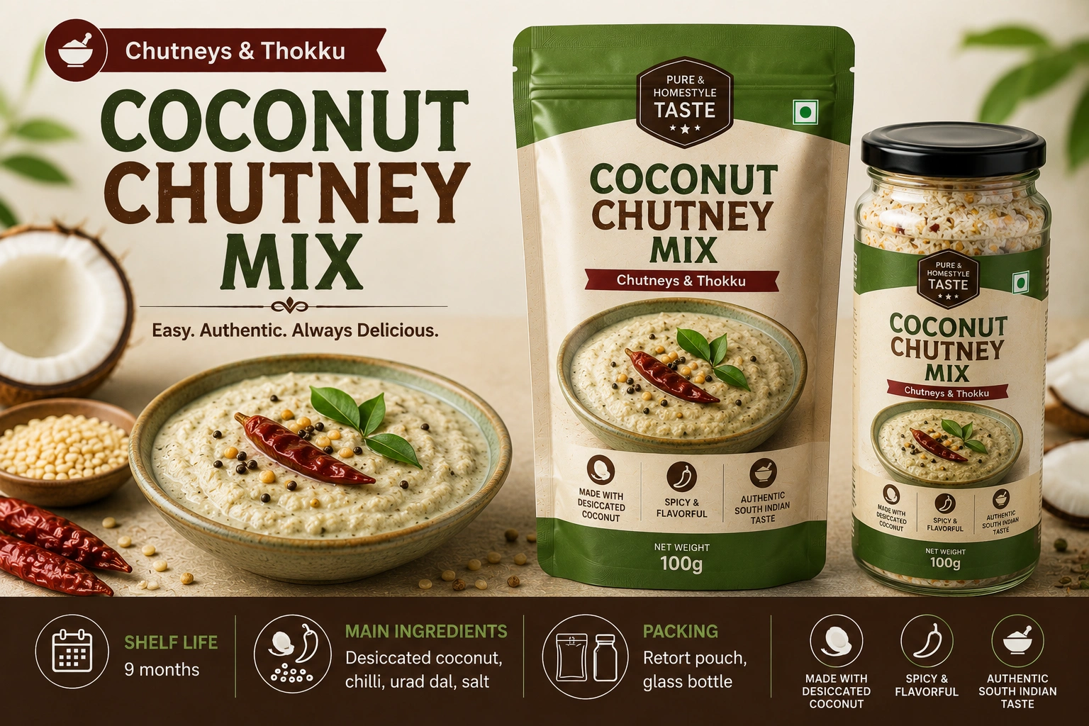 Coconut Chutney Mix