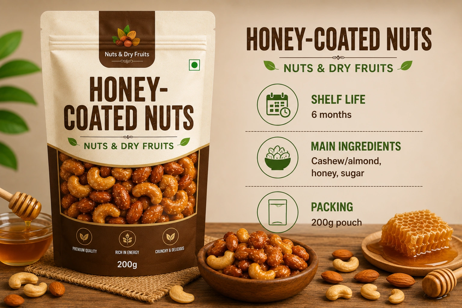 Honey-Coated Nuts