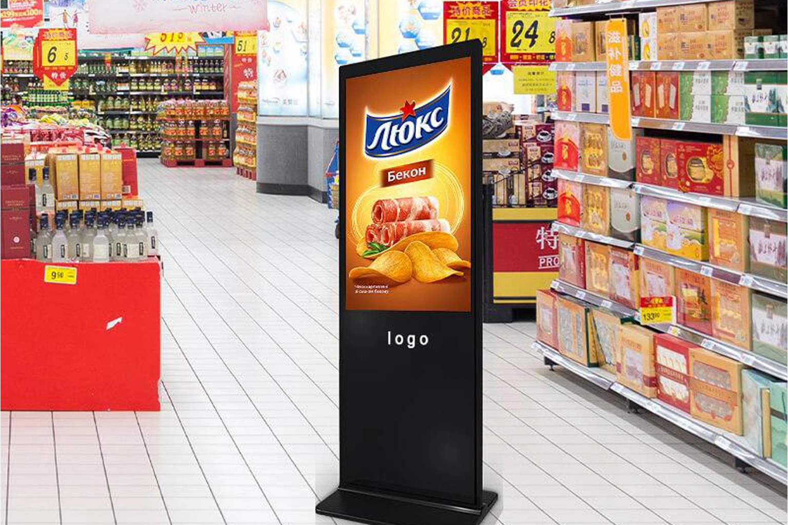32 Inch Digital Standee Display