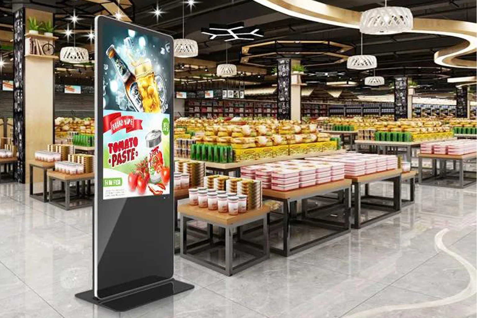 43 Inch Digital Standee Display