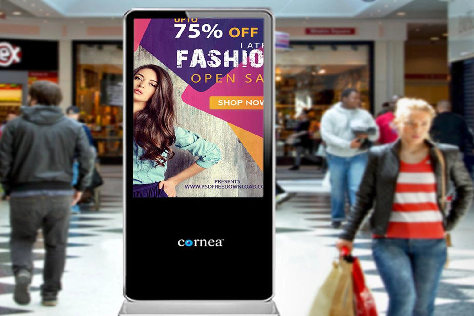 55 Inch Digital Standee Display