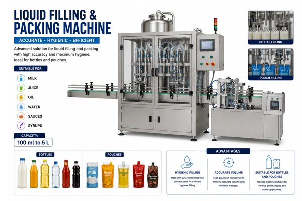 Liquid Filling & Packing Machine