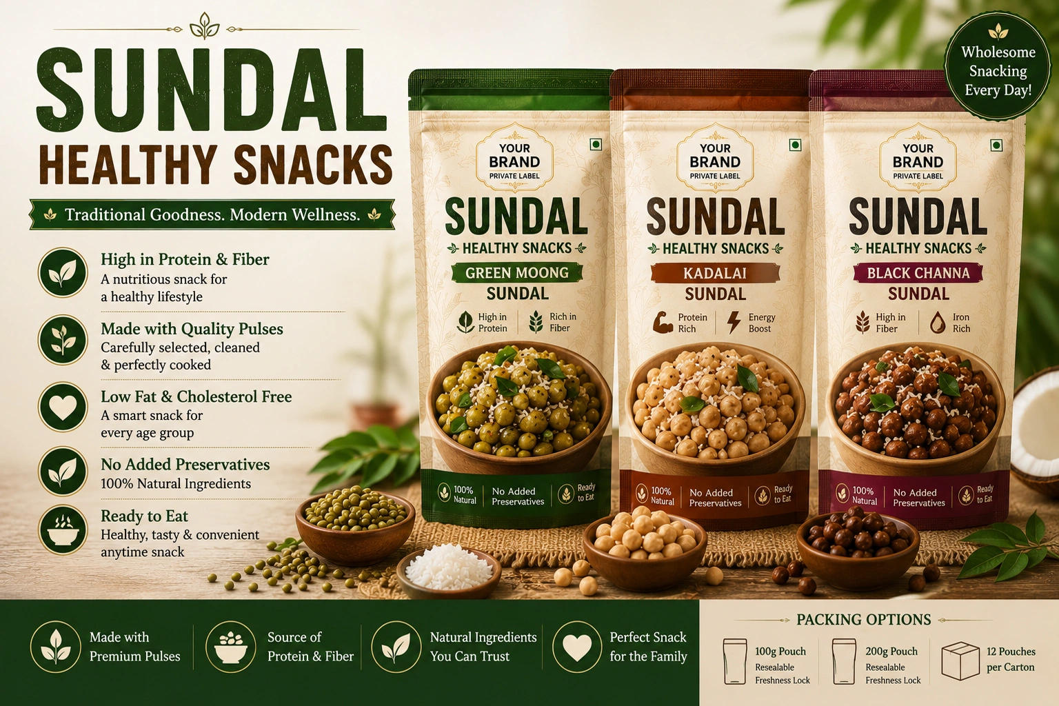 Sundal & Healthy Snacks